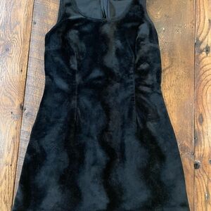 Elegant Black Velvet Dress